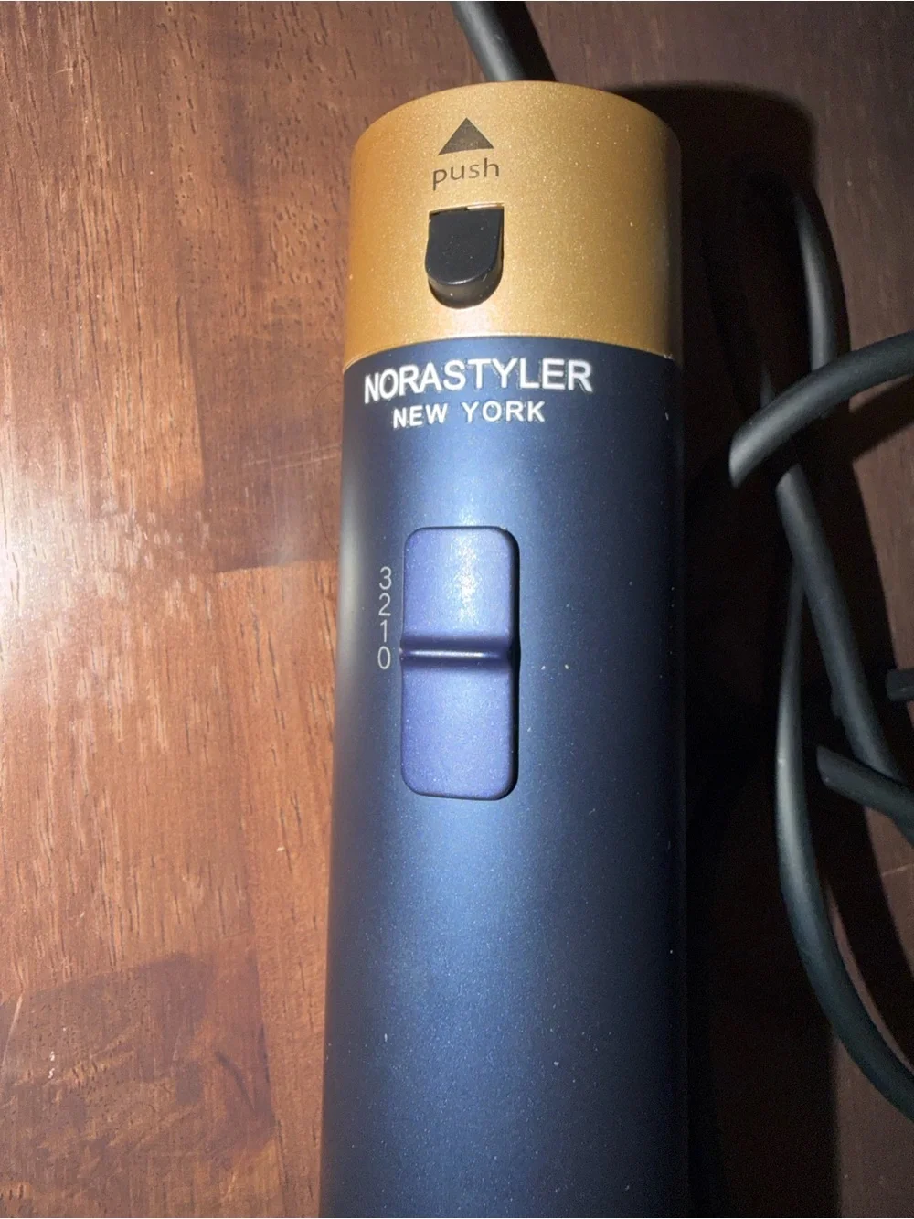 New York Portable Hair Styler - Blue & Gold